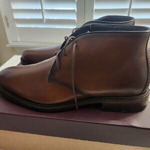 Johnston & Murphy Raleigh Chukka Mens Brown Ankle Boots Size 12